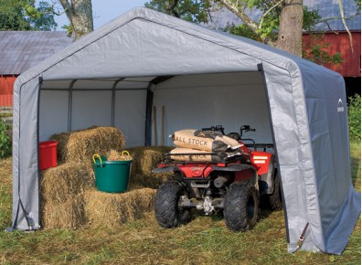 tente de stockage en toile professionnelle